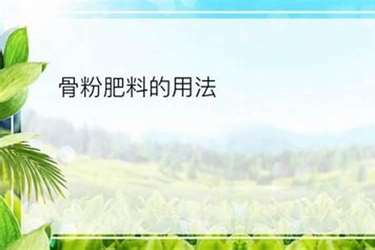 骨粉适合什么蔬菜当肥料