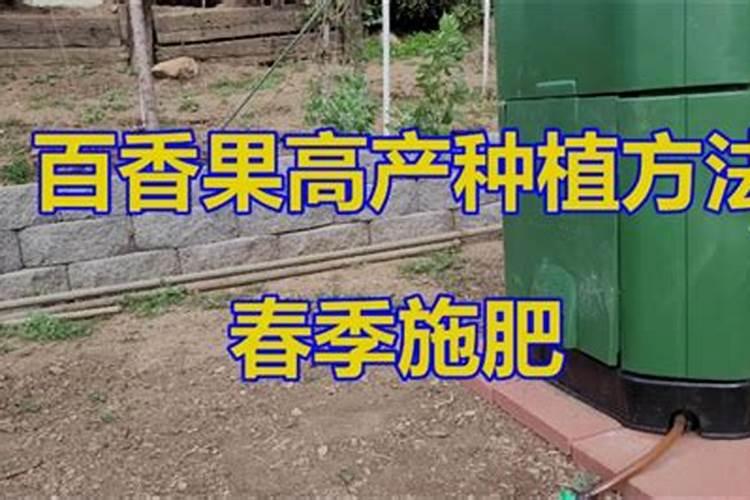 百香果多久施一次肥 施什么肥好