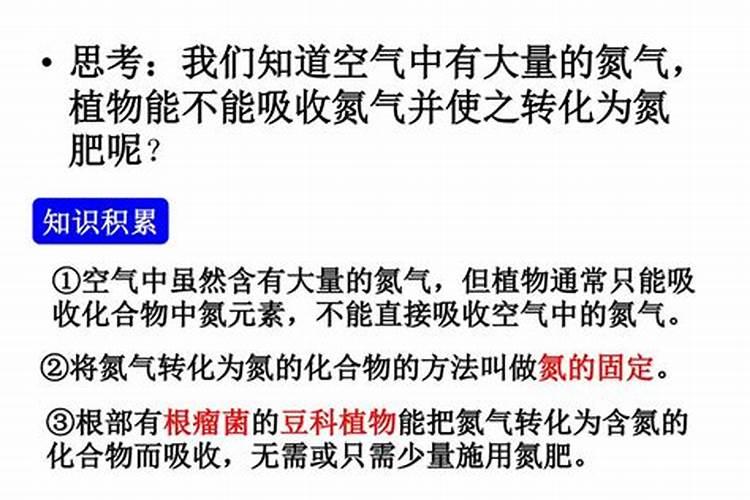 氮是怎么变成化肥的