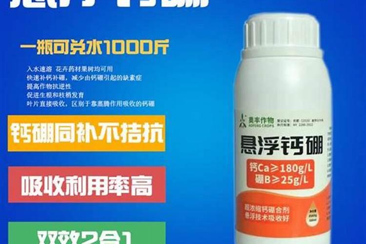 钙镁硼锌铁叶面肥啥时用最好