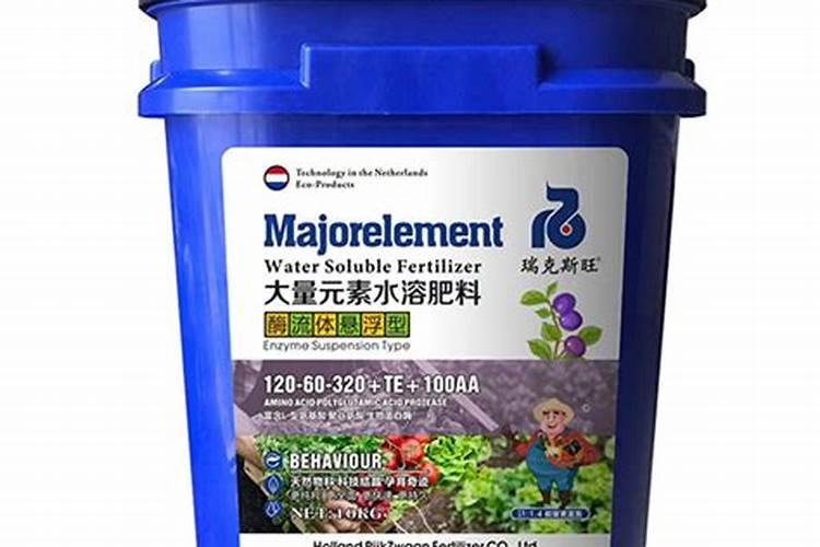 大量元素水溶肥知名品牌有哪些？