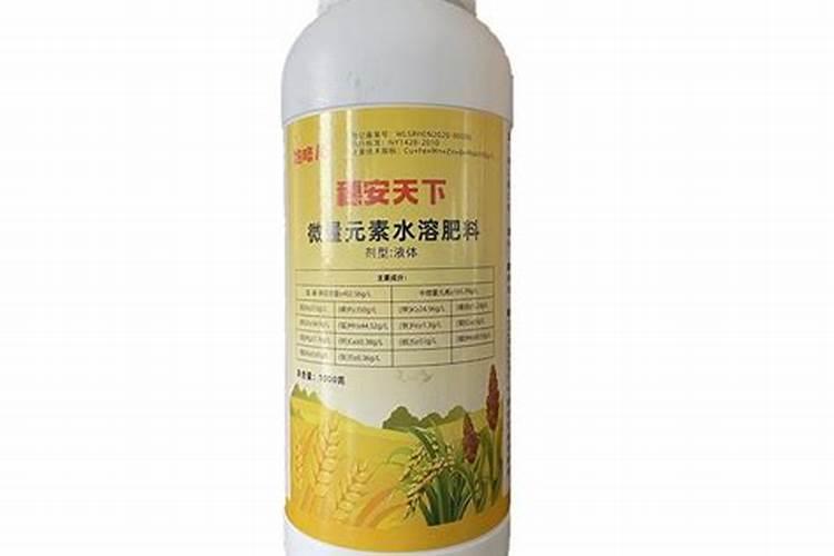 水溶肥是什么成分