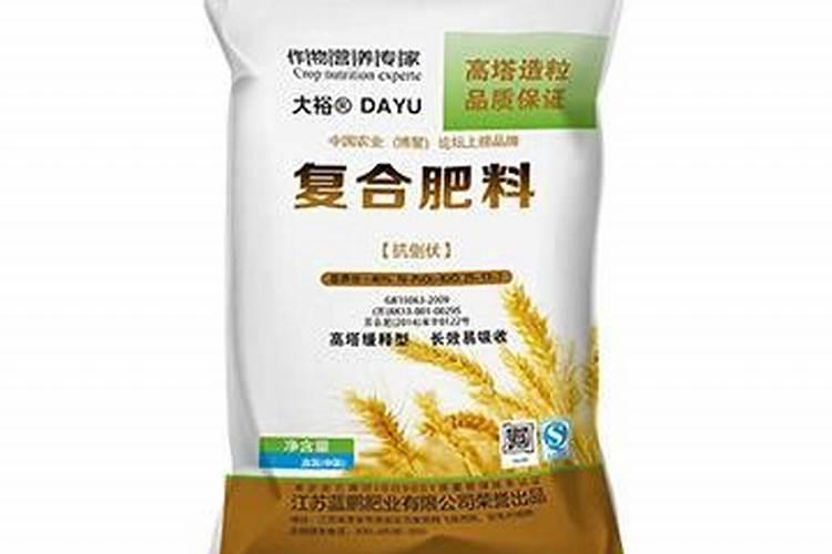 农作物抗倒伏用什么肥