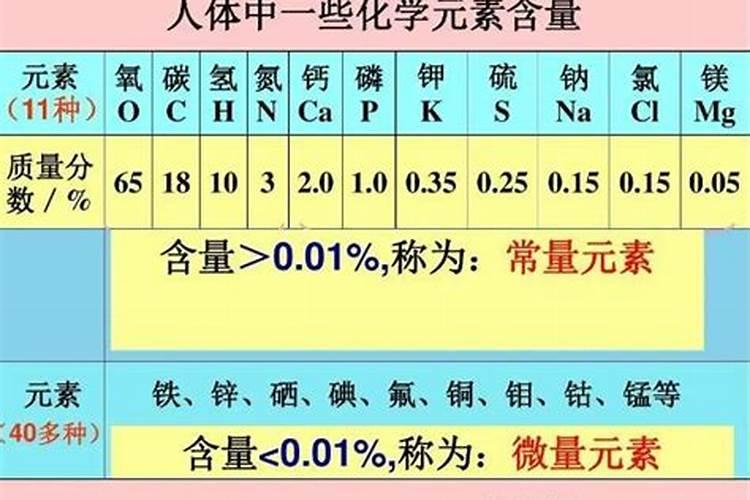 人体里含量最多的元素是？