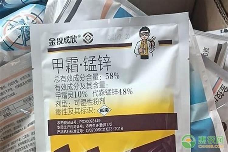 前天用了 甲霜灵锰锌菜都蔫了