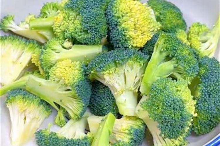 面对西兰花出现黄化米粒的情况该怎么做
