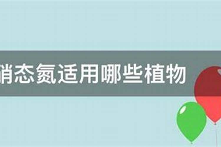 硝态氮适用于什么作物