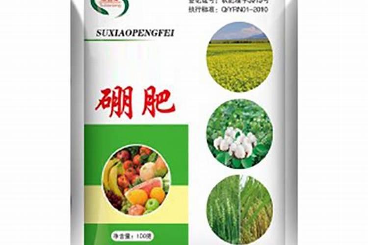 硼肥的用量、作用及使用方法