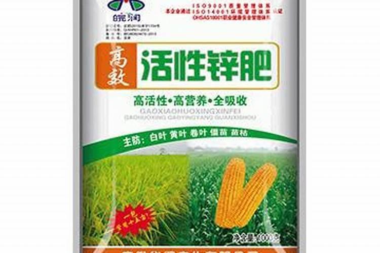 锌肥对玉米的作用