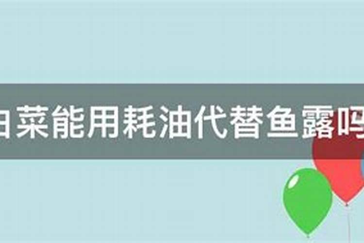 没有蚝油可以用什么代替吗