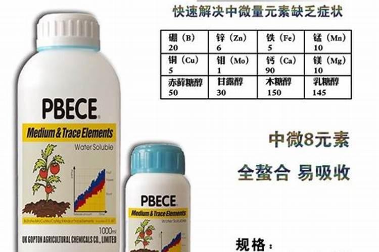 中微量元素肥料有哪些
