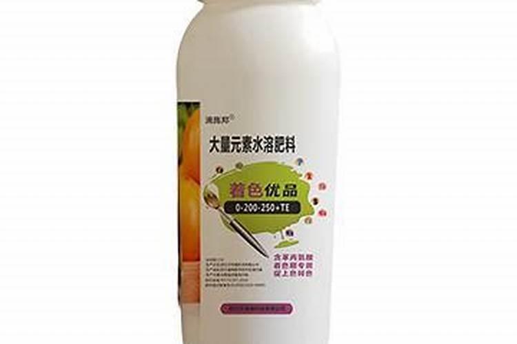 大量元素水溶肥使用方法