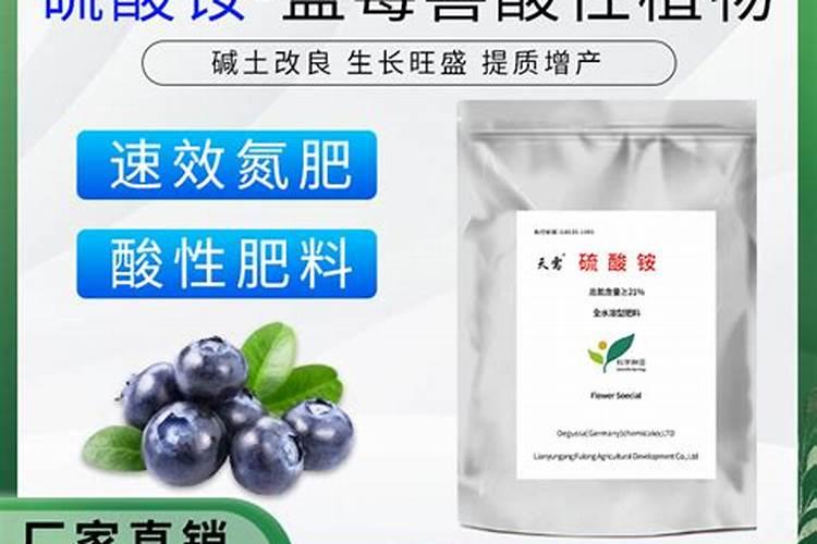 蓝莓需要什么肥料最好