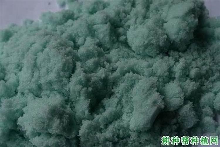 硫酸亚铁浇花方法