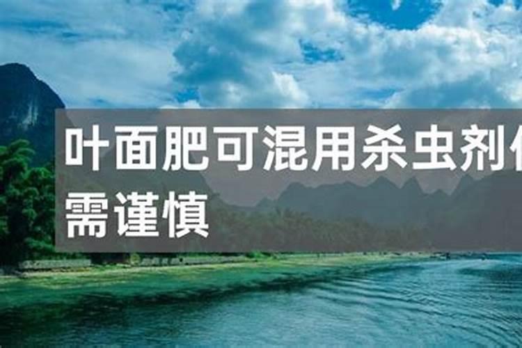 硼钙叶面肥和硫磺能一起用吗