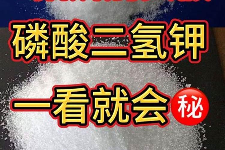 磷酸二氢钾真假鉴别法
