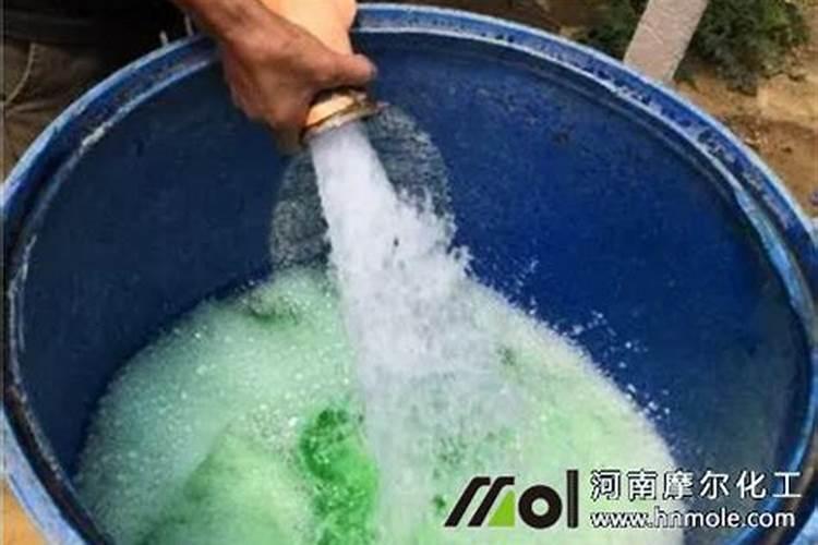 水溶肥化水出现大量泡沫是怎么回事