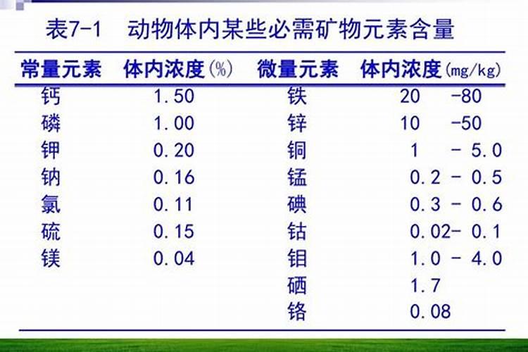 畜禽饲料中常量元素有什么作用