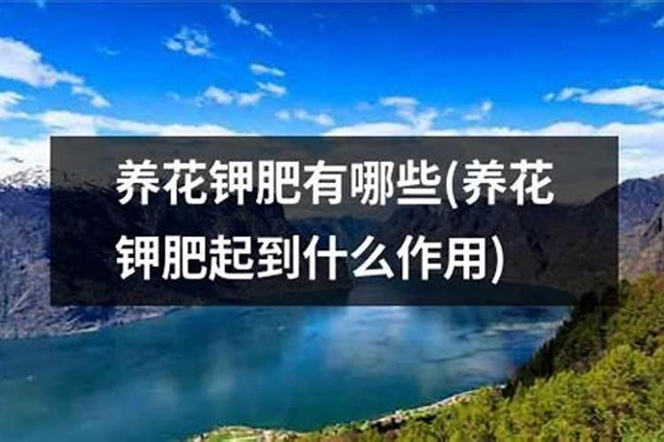 流酸钾肥的作用是什么