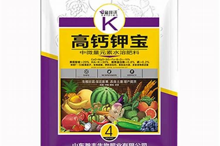 高钾冲施肥能和高钙一起混用吗