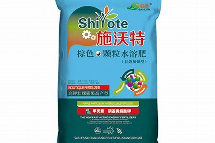 颗粒水溶肥可以冲施药材吗？