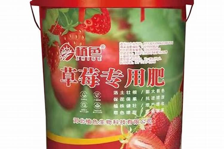 大棚草莓施肥方案