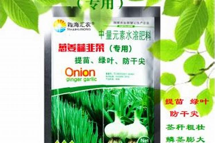 韭菜施什么肥料最好