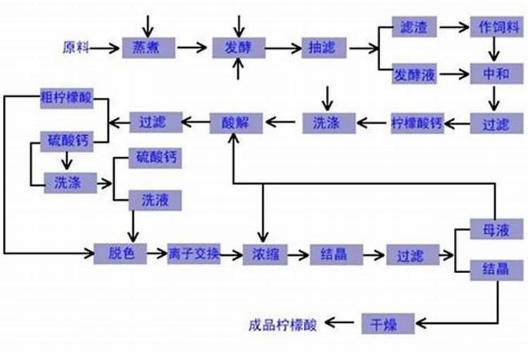 柠檬酸发酵的生产工艺过程