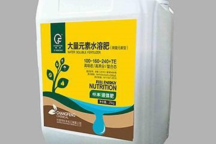 果树用什么水溶肥效果好？