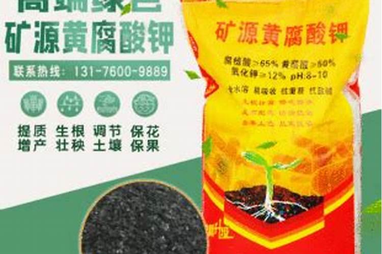 黄腐酸钾水溶肥如何使用？有什么作用？