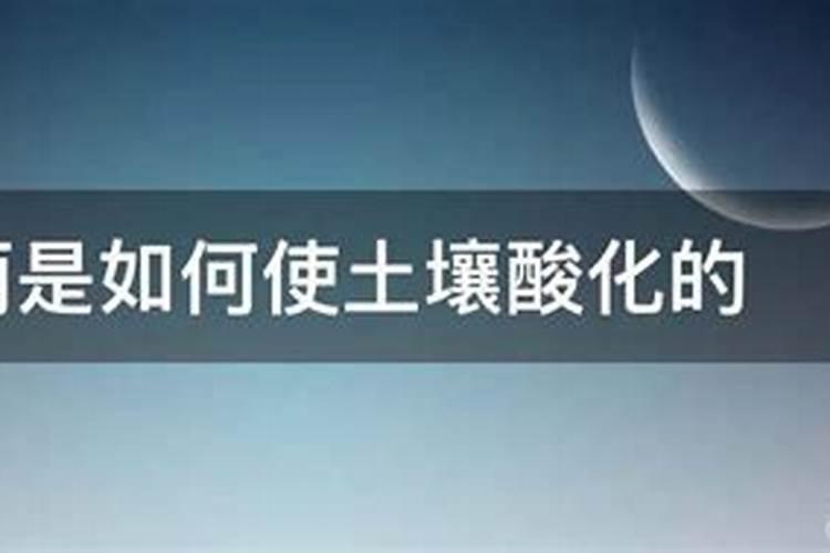 酸雨对森林造成了哪些破坏