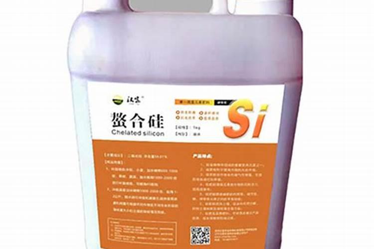 液体硅肥和螯合硅哪个好