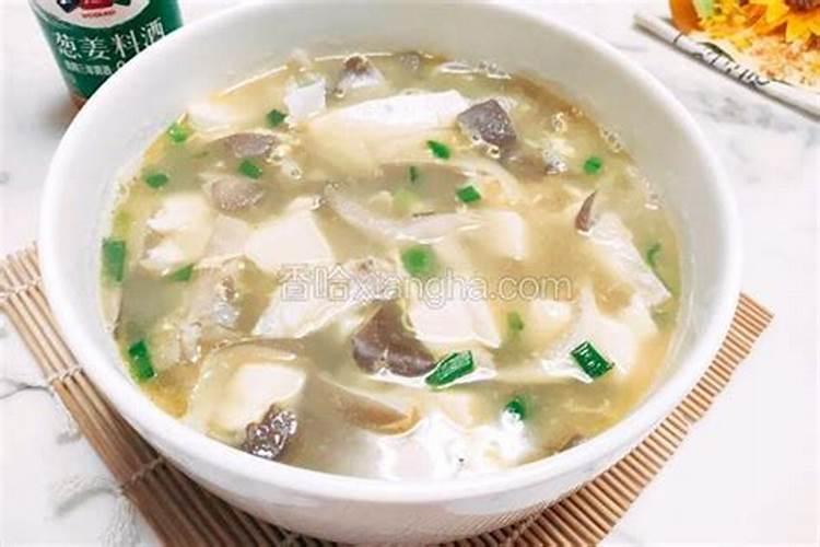 平菇烧豆腐汤怎么做