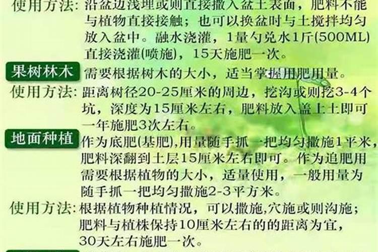 果树用什么肥料最好