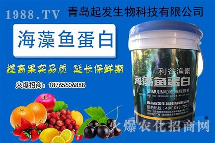 海藻鱼蛋白水溶肥料作用