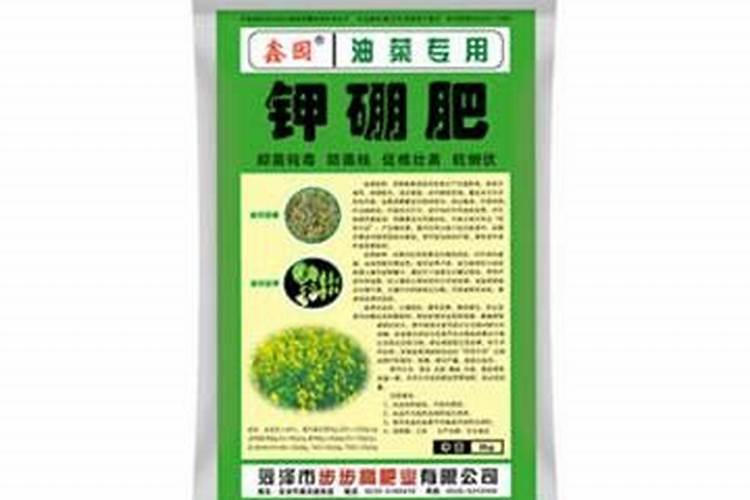 油菜喷施硼肥最佳时期