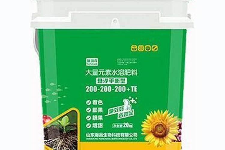 金太龙水溶肥一桶多少袋