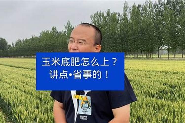 玉米底肥氮磷钾最佳配方