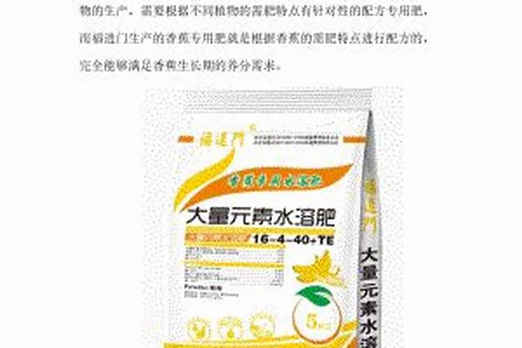 怎样根据香蕉需肥特点进行施肥