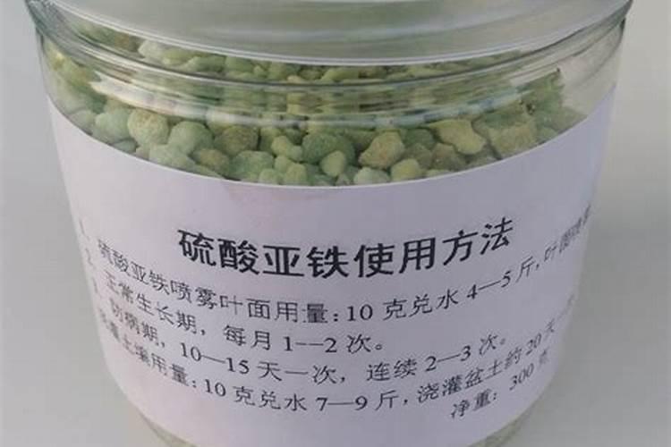 硫酸亚铁可以用来浇铁树吗