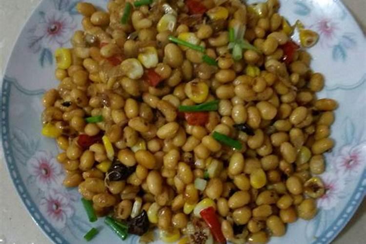 炒制黄豆当肥料的方法