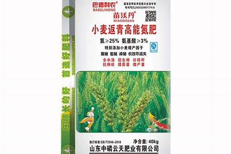 小麦返青肥用什么肥料好(小麦返青期追肥什么叶面肥好)