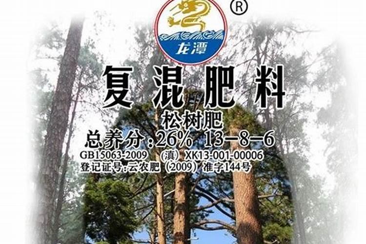 松树用什么肥料最好