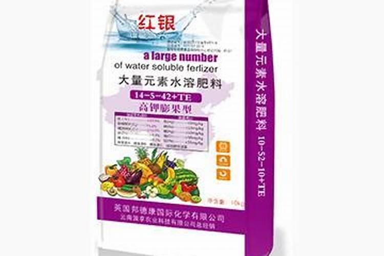 大量元素水溶肥的作用与功效