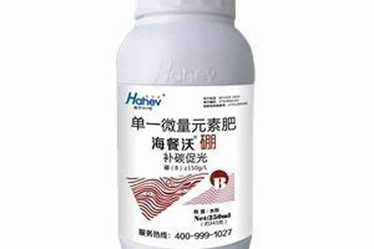 梨树花期可以打液体硼肥吗？