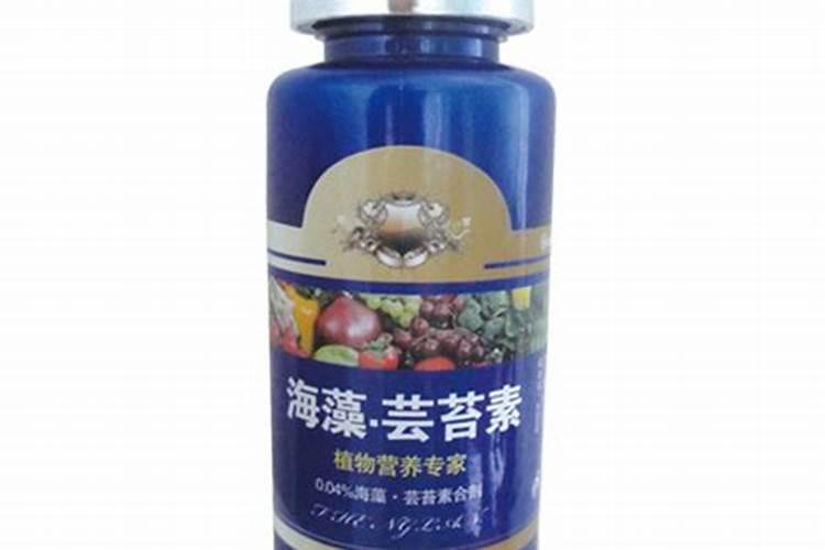 芸苔素内酯加海藻精灌根好吗