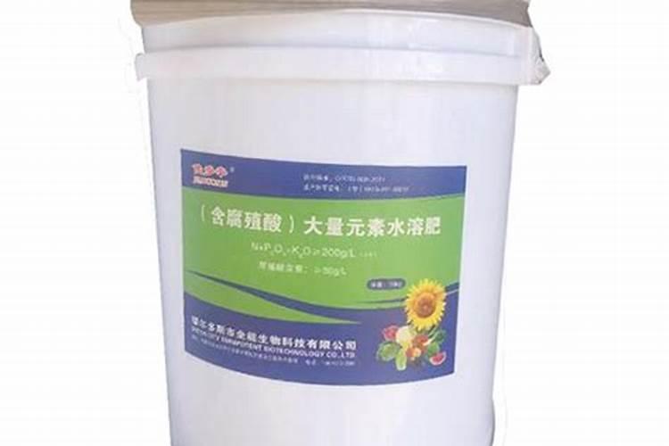 202020水溶肥配方计算(大量元素水溶肥配方表)