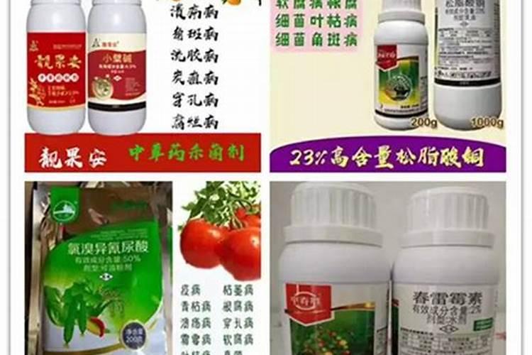 农药杀菌剂有哪些