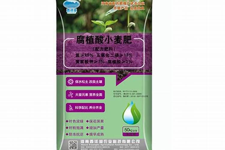 含腐植酸水溶肥料能再小麦上多喷试吗？