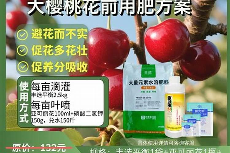 大樱桃树花期追什么肥好？